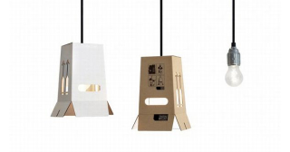 Illustration for article titled 8 Amazingly Clever Lamps Made From Plain Old Cardboard